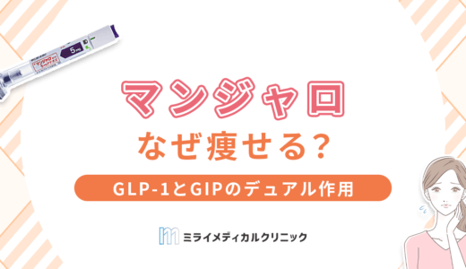 マンジャロはなぜ痩せる？GLP-1とGIPのデュアル作用を詳しく解説
