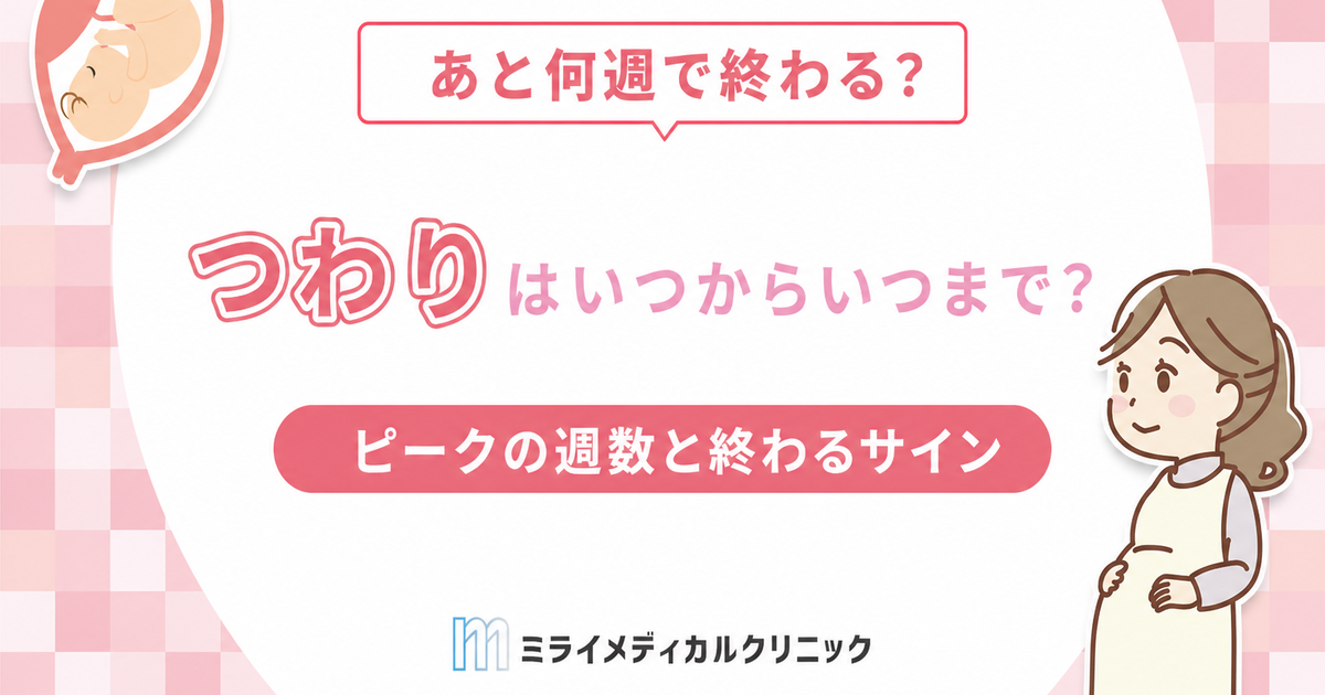 つわりはいつから始まっていつまで続く？ピークの週数と終わるサイン